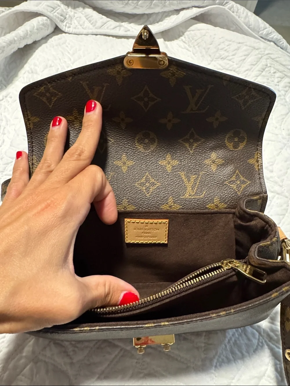 Louis Vuitton Monogram Pochette Métis East West